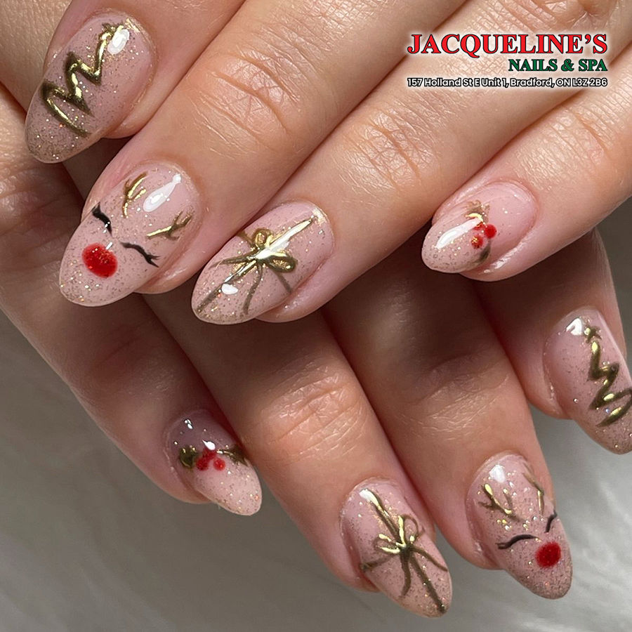 Christmas Nails at Jacqueline’s Nails and Spa